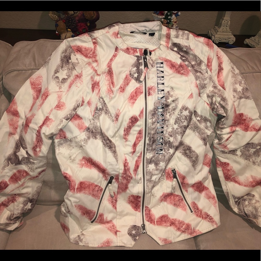 Harley Davidson American Flag jacket